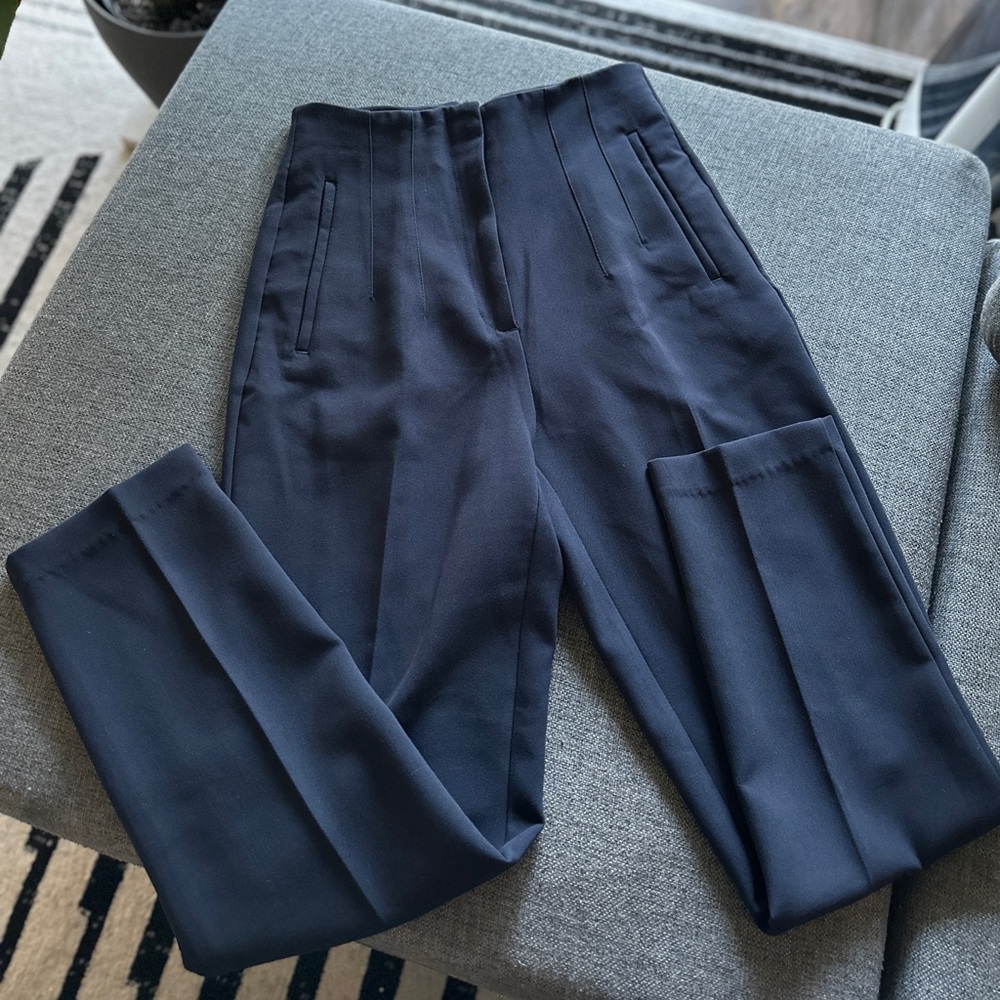 Zara Women's Navy Trousers